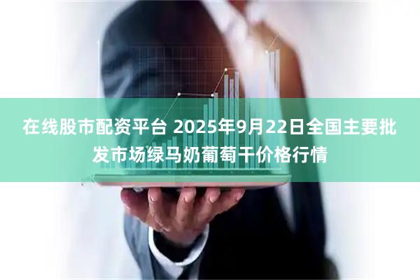 在线股市配资平台 2025年9月22日全国主要批发市场绿马奶葡萄干价格行情
